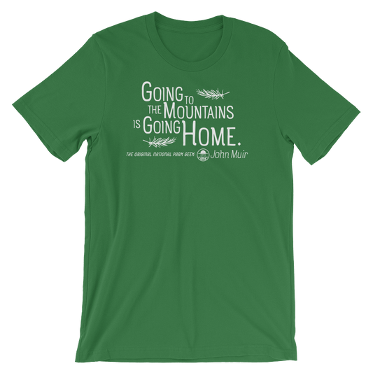 Going To The Mountains T-Shirt - White Logo