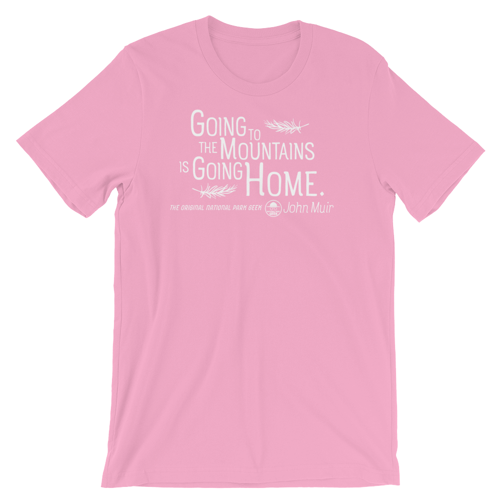 Going To The Mountains T-Shirt - White Logo