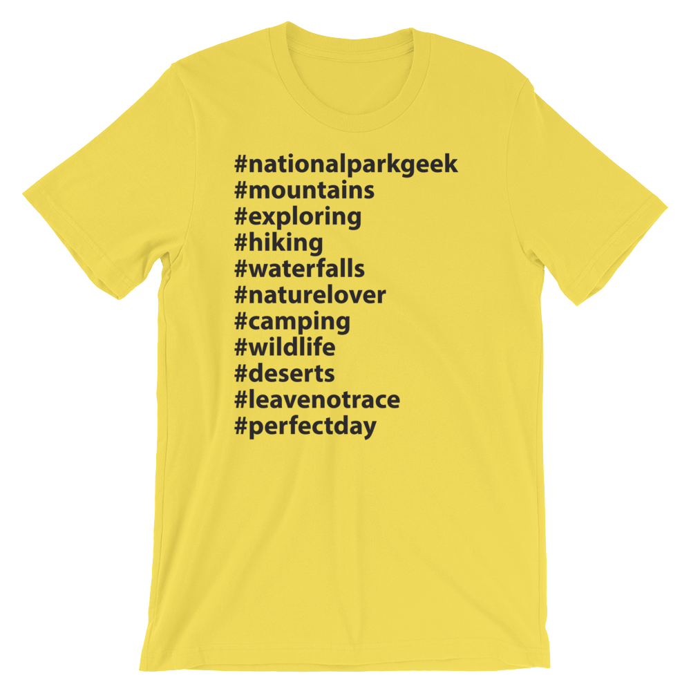 Hård ring nok Wings Hashtag #perfectday T-Shirt - National Park Geek