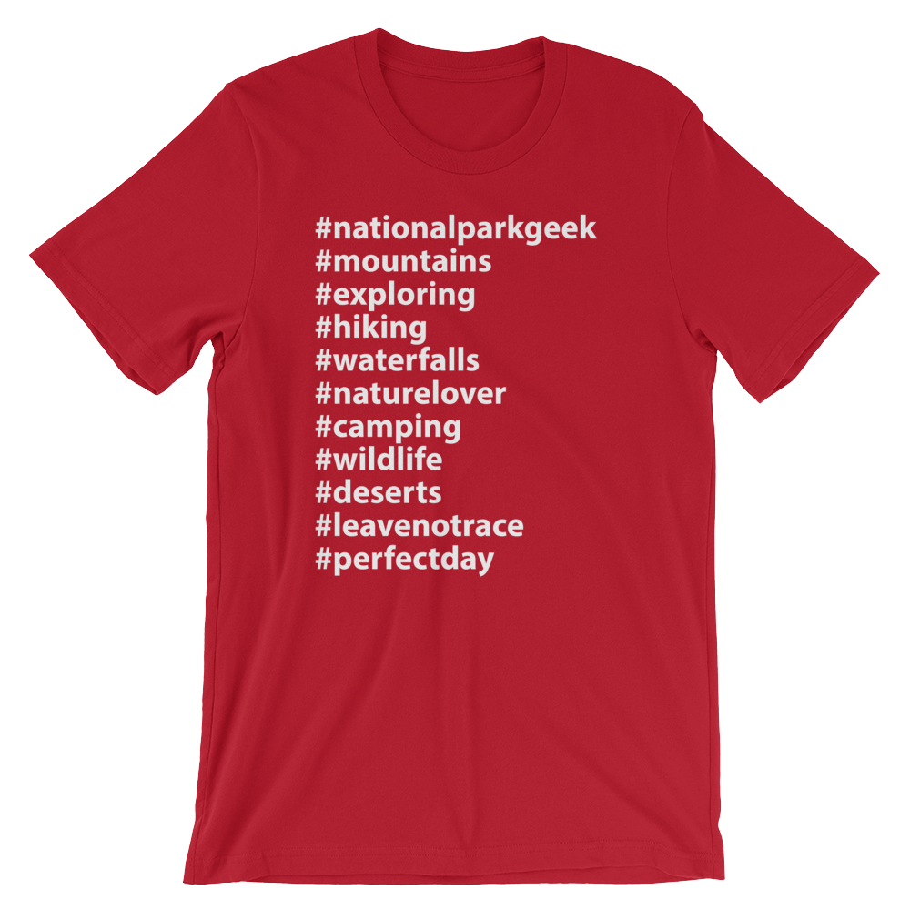 Hashtag #perfectday T-Shirt National Park Geek - Main Image