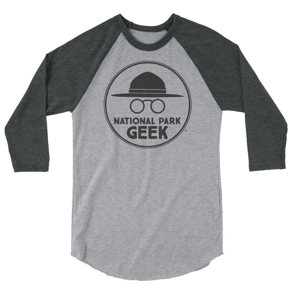 National Park Geek Logo 3/4 Sleeve T-Shirt - Various Colors