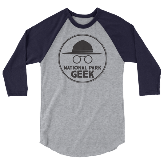 National Park Geek Logo 3/4 Sleeve T-Shirt - Various Colors