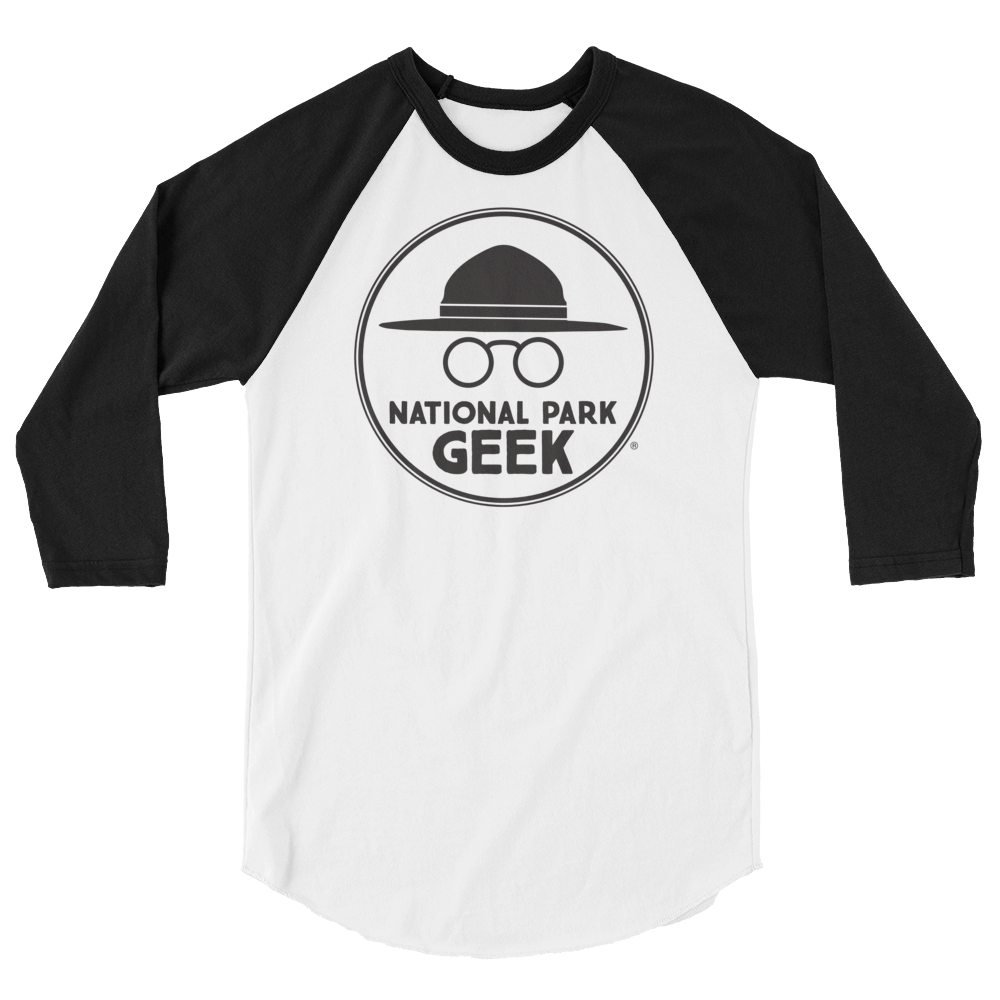 National Park Geek Logo 3/4 Sleeve T-Shirt - Various Colors