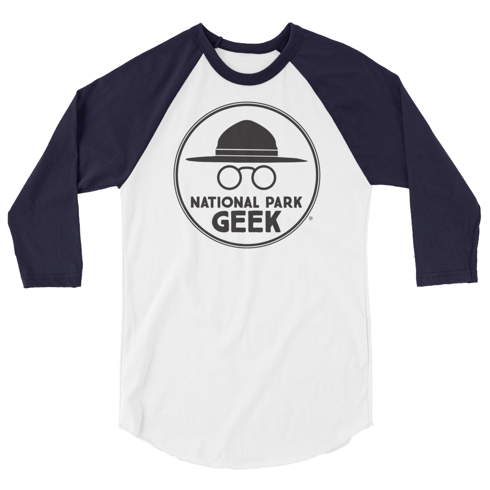 National Park Geek Logo 3/4 Sleeve T-Shirt - Various Colors