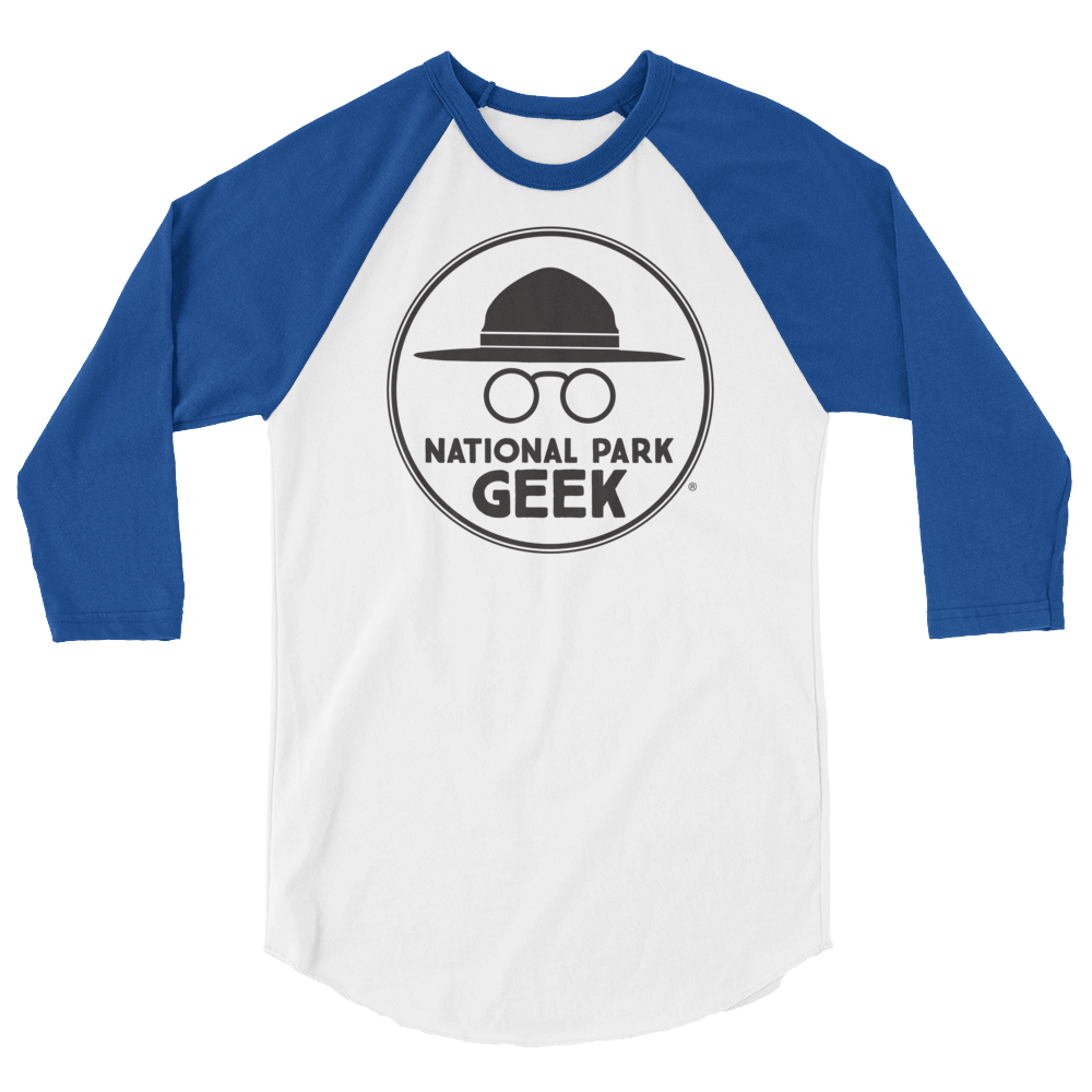 National Park Geek Logo 3/4 Sleeve T-Shirt - Various Colors