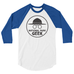 National Park Geek Logo 3/4 Sleeve T-Shirt - Various Colors