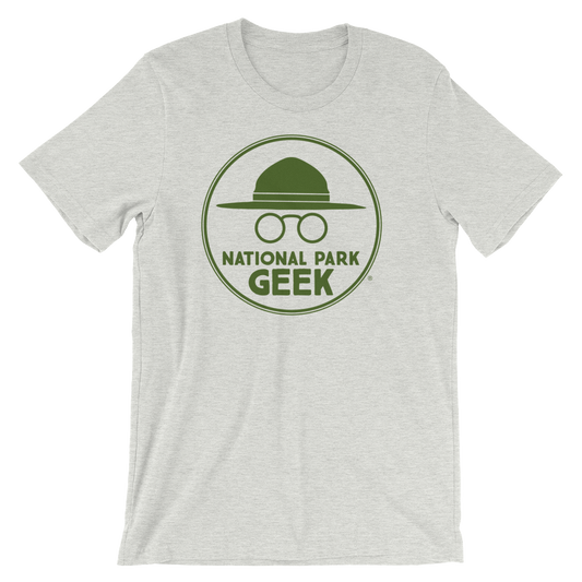 A National Park Geek T-Shirt - Green Logo