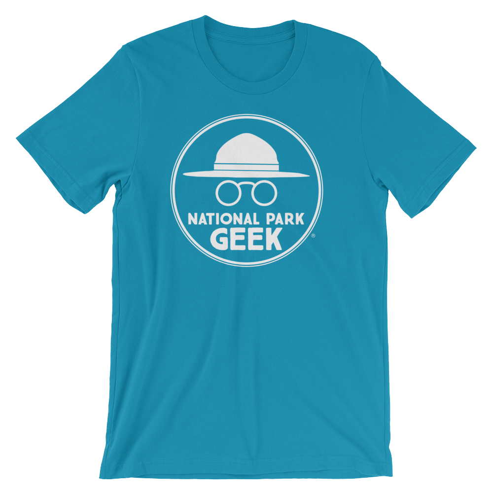 A National Park Geek T-Shirt - White Logo