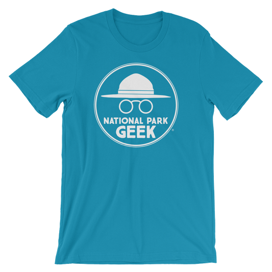 A National Park Geek T-Shirt - White Logo
