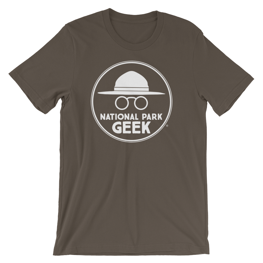 A National Park Geek T-Shirt - White Logo