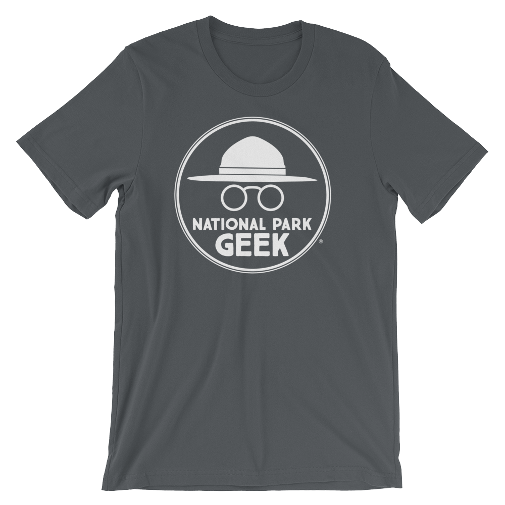 A National Park Geek T-Shirt - White Logo