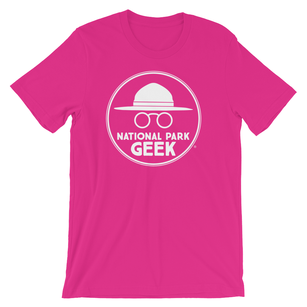 A National Park Geek T-Shirt - White Logo