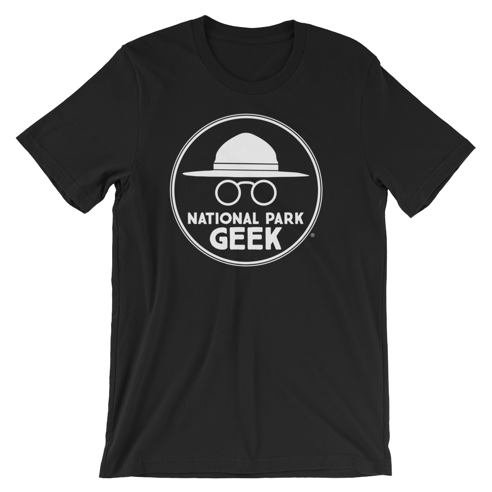 A National Park Geek T-Shirt - White Logo