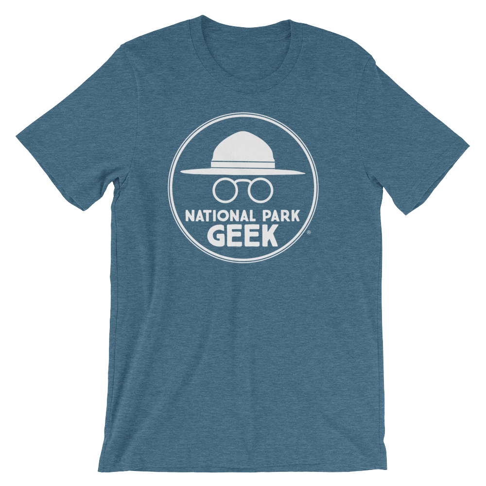 A National Park Geek T-Shirt - White Logo