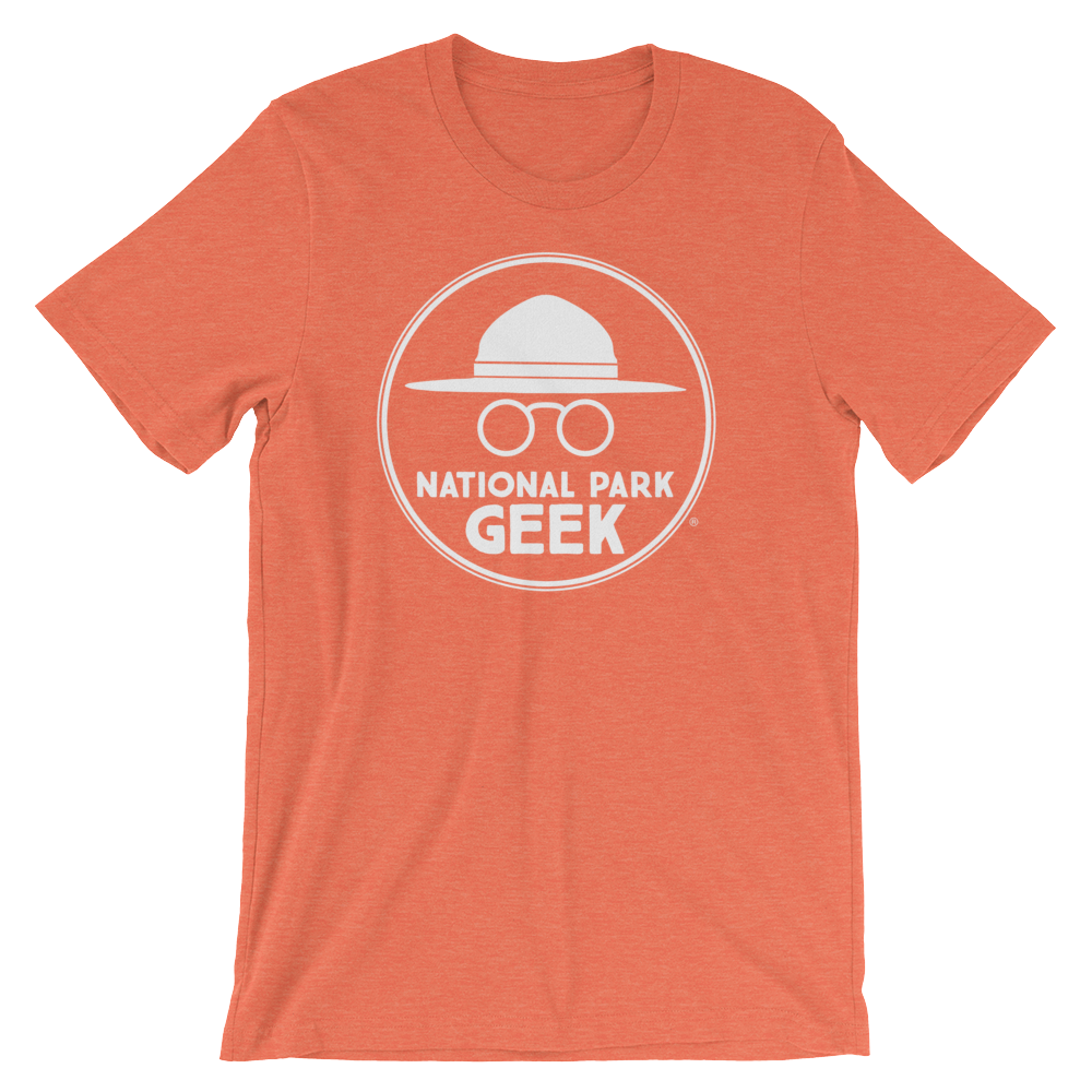 A National Park Geek T-Shirt - White Logo
