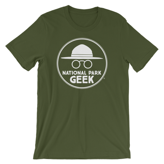A National Park Geek T-Shirt - White Logo