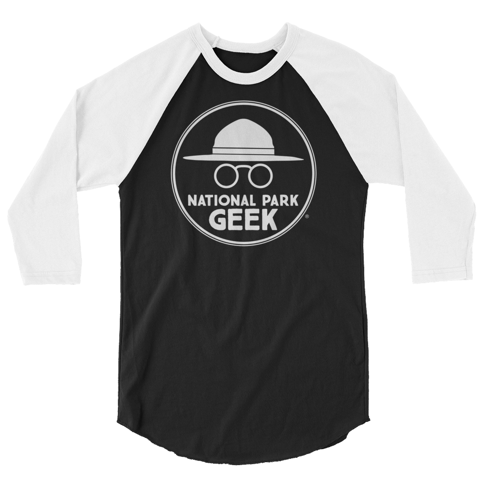 National Park Geek Logo 3/4 Sleeve T-Shirt - Various Colors