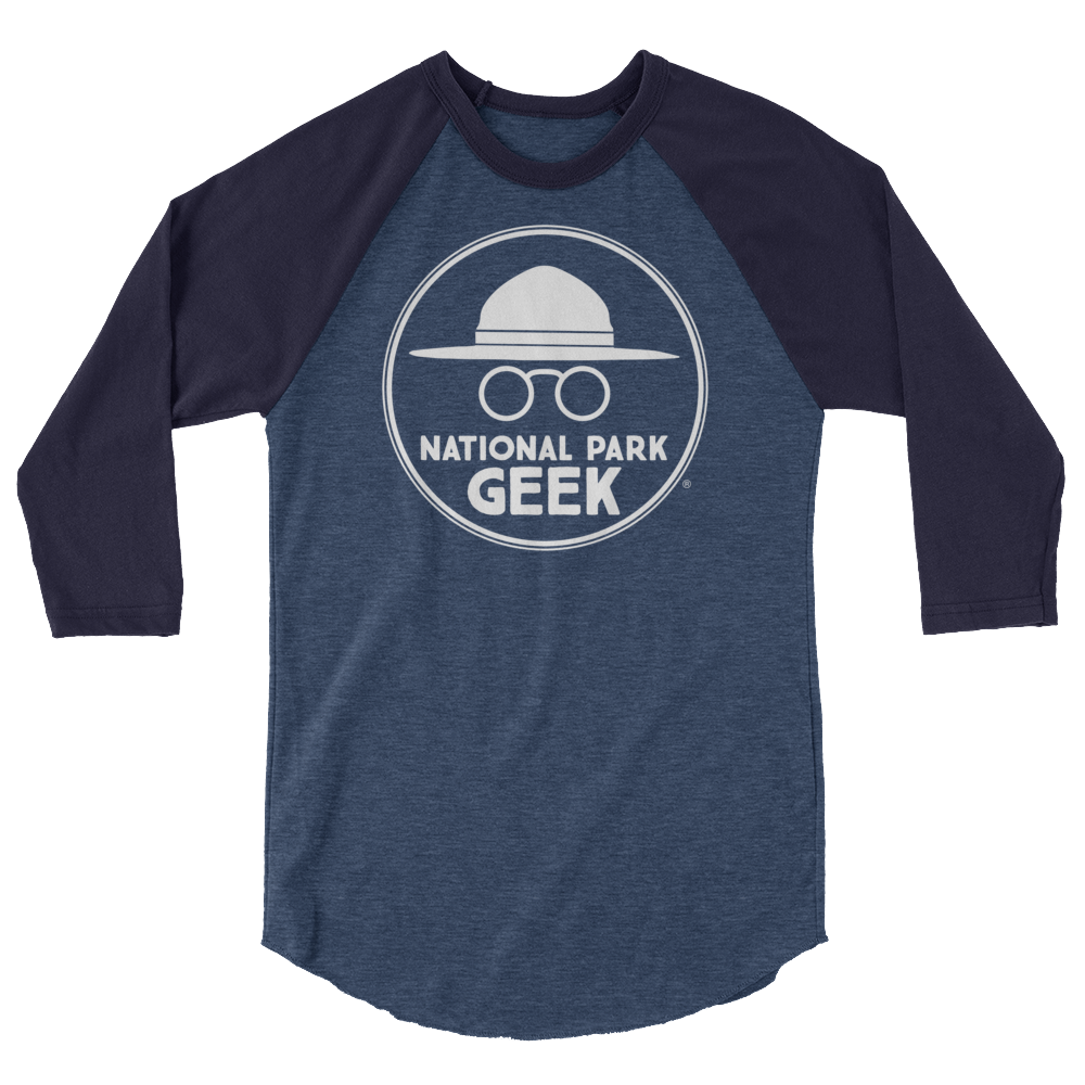 National Park Geek Logo 3/4 Sleeve T-Shirt - Various Colors