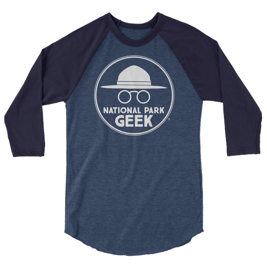 National Park Geek Logo 3/4 Sleeve T-Shirt - Various Colors