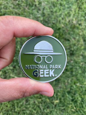 Collectible Coin - National Park Geek (includes US Shipping via USPS only)