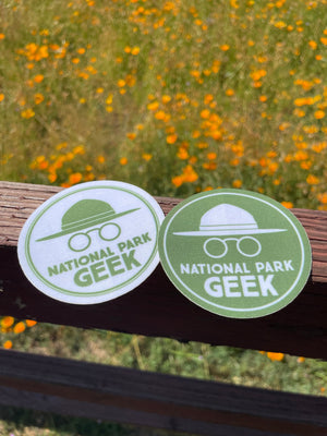National Park Geek Gear Repair Patch by Noso - green (includes US shipping)