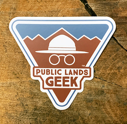 Public Lands Geek Sticker