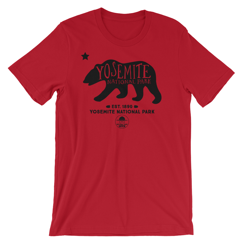 Yosemite National Park Geek T-Shirt - Various Colors