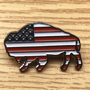 Bison Pin (includes US shipping, via USPS only)