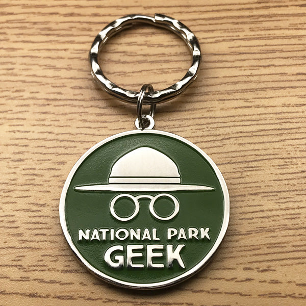 Geek Key Chain National Park Geek two-sided Keychain