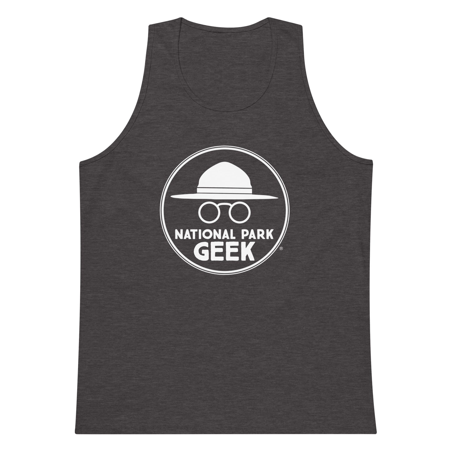 Men’s National Park Geek Tank Top - Various Colors - White Logo