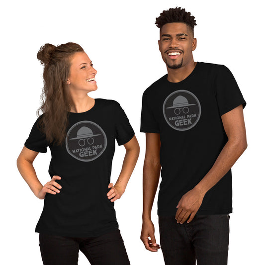 Black NP Geek Logo Black T-Shirt