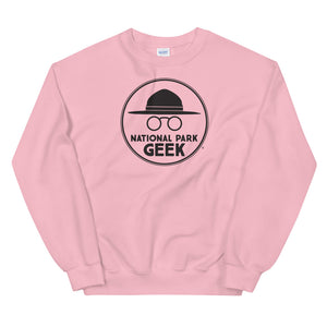 National Park Geek Unisex Sweatshirt Black Logo