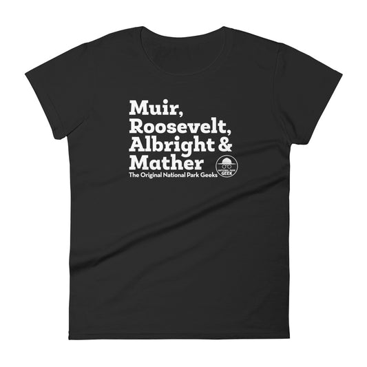 Four Original Geeks Womens Fit T-Shirt