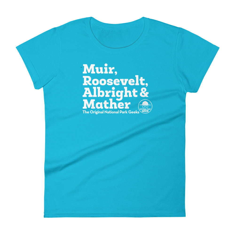 Four Original Geeks Womens Fit T-Shirt