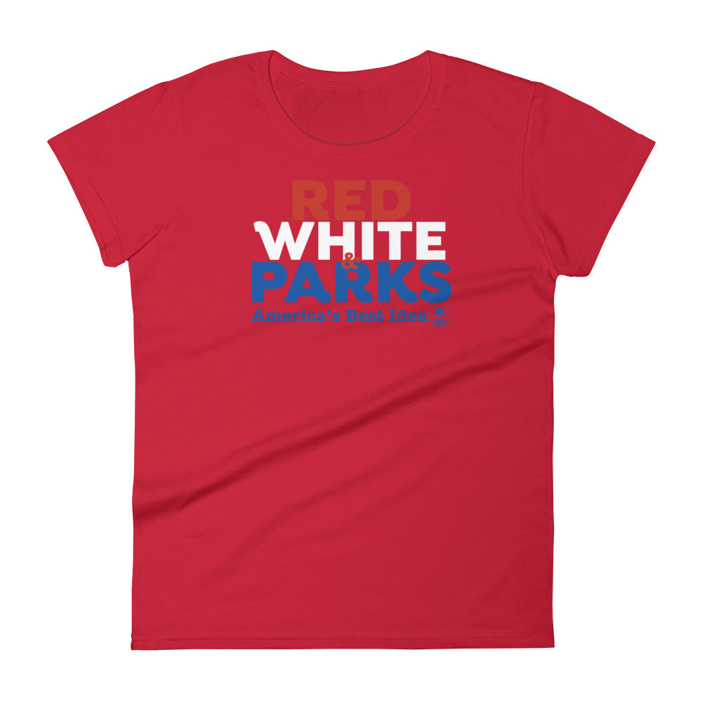 Red, White & Parks Womens Fit T-Shirt