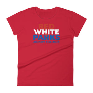 Red, White & Parks Woman's T-Shirt