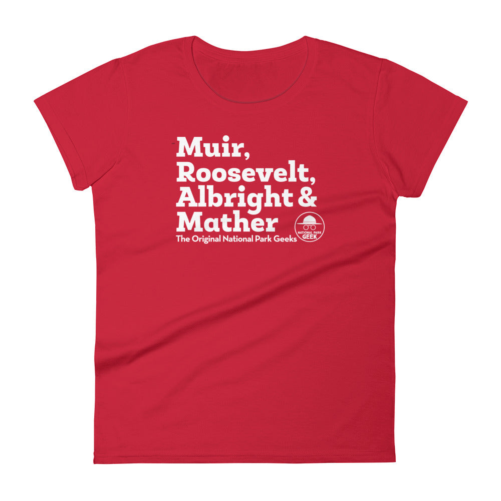 Four Original Geeks Womens Fit T-Shirt