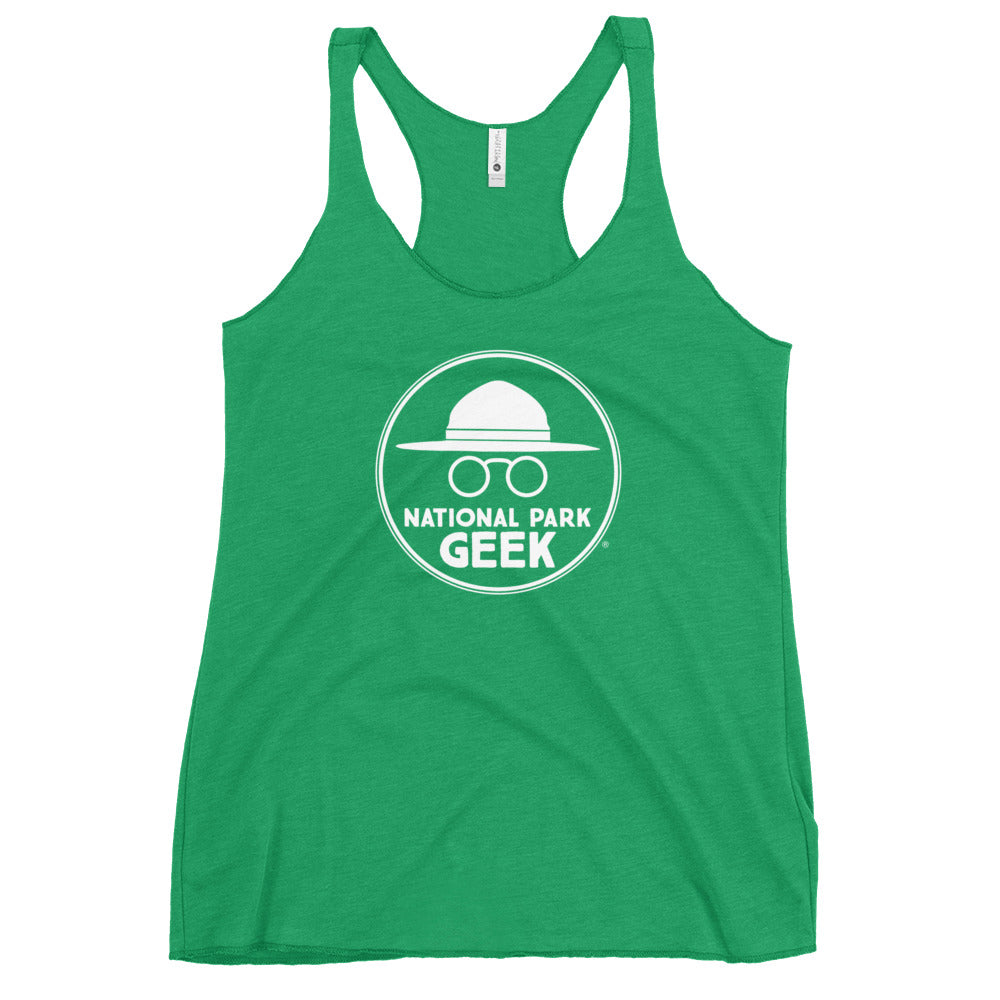 Women's National Park Geek Tank Top - Various Colors - White Logo