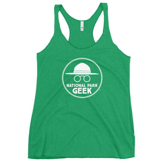 Women's National Park Geek Tank Top - Various Colors - White Logo