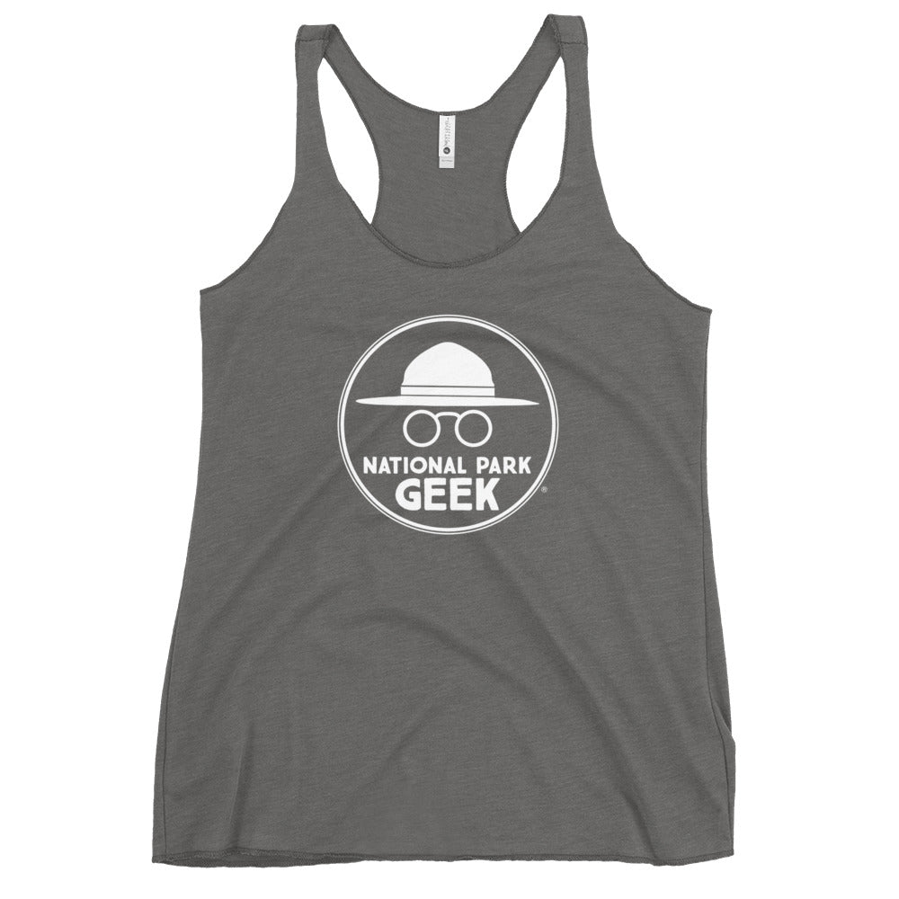 Women's National Park Geek Tank Top - Various Colors - White Logo