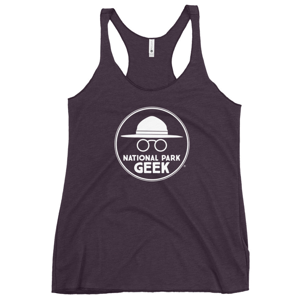Women's National Park Geek Tank Top - Various Colors - White Logo
