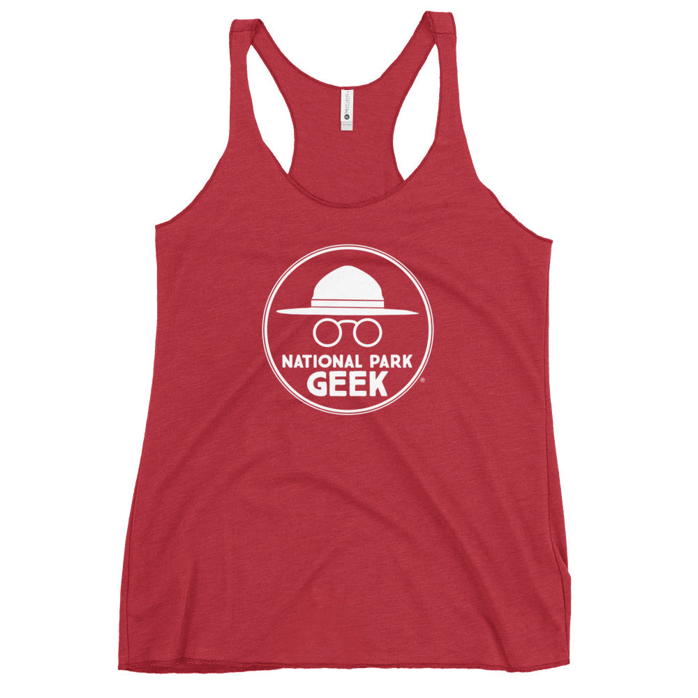 Women's National Park Geek Tank Top - Various Colors - White Logo