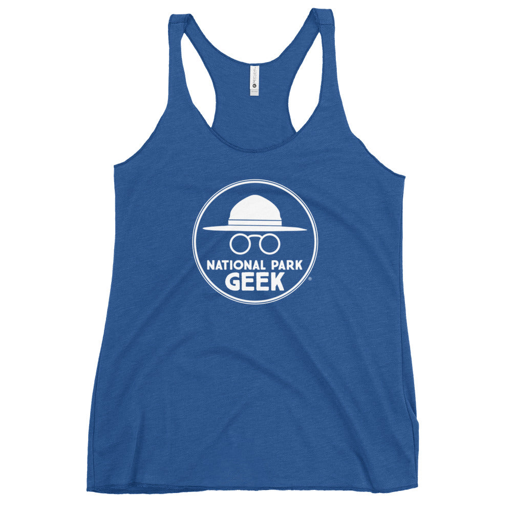 Women's National Park Geek Tank Top - Various Colors - White Logo