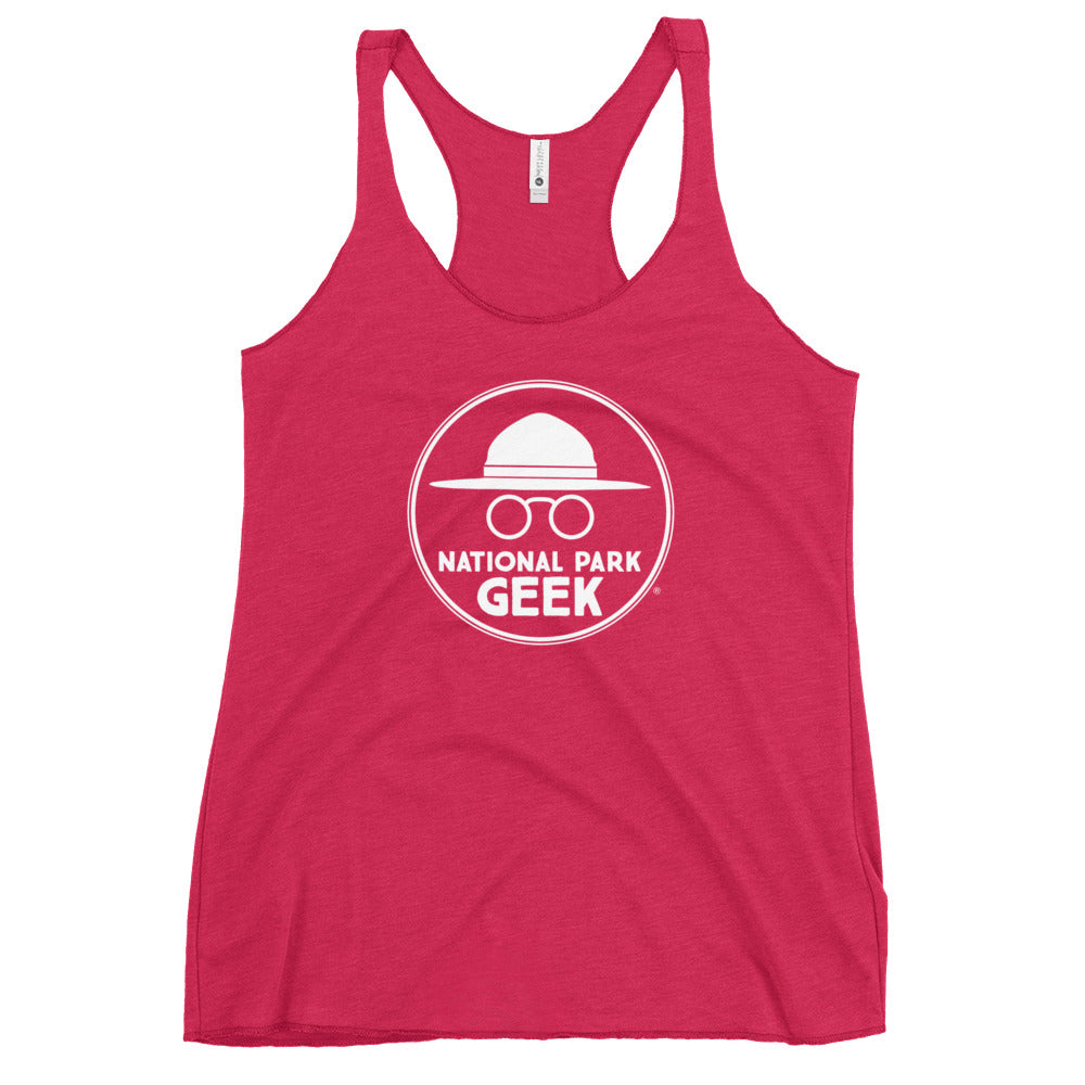 Women's National Park Geek Tank Top - Various Colors - White Logo